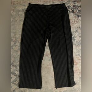 White Stag Black with White Pin Stripe Slacks 22/24W